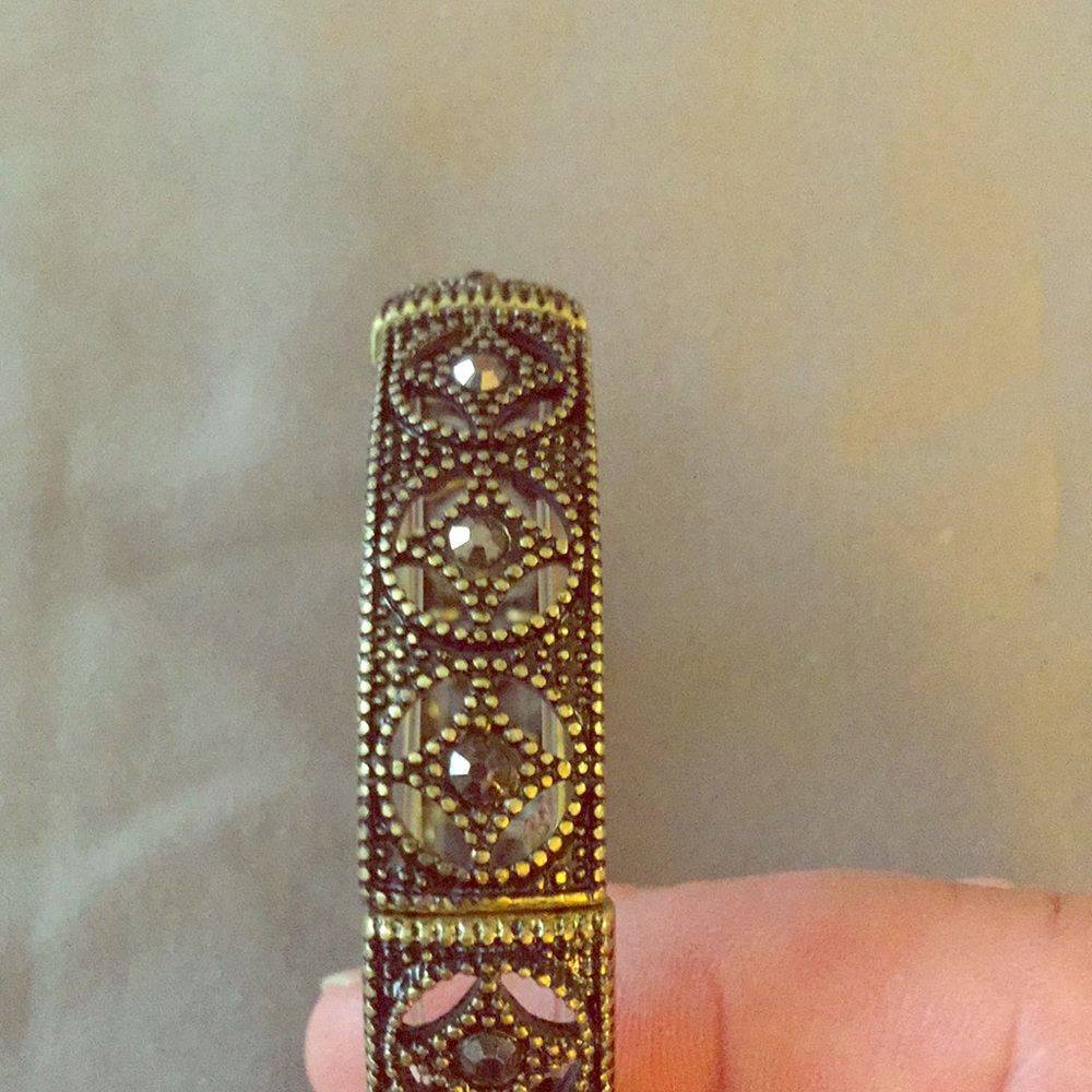 Black and yellow bracelet